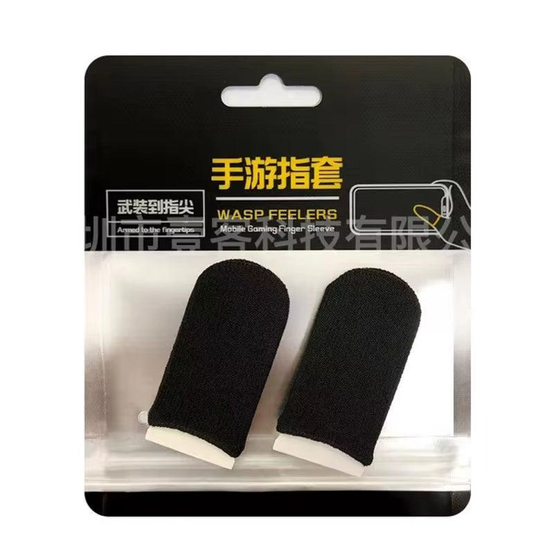 Gaming Finger Sleeve Breathable Fingertips for PUBG Games Anti-Sweat Touch Screen Finger Cots Cover Sensitive Mobile Touch Glove