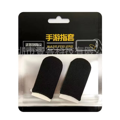 Gaming Finger Sleeve Breathable Fingertips for PUBG Games Anti-Sweat Touch Screen Finger Cots Cover Sensitive Mobile Touch Glove