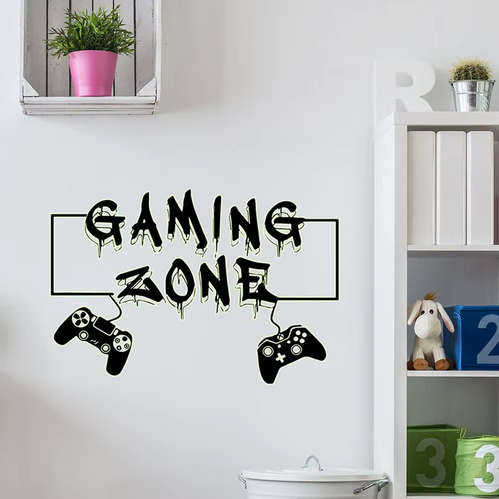 Cosmic Starry Sky Game Handle Gaming Zone Video Home Decor Luminous Creative Decorative Glow in the Dark Wall Sticker for Living