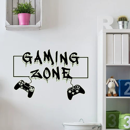 Cosmic Starry Sky Game Handle Gaming Zone Video Home Decor Luminous Creative Decorative Glow in the Dark Wall Sticker for Living