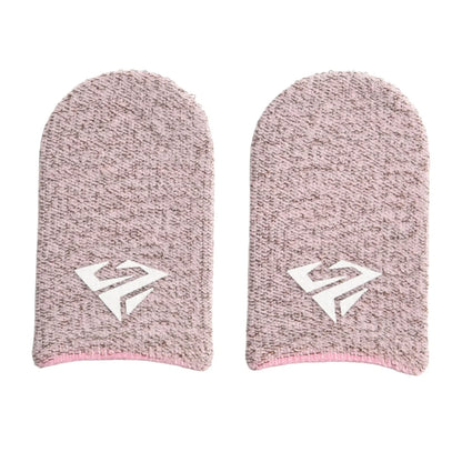 2 Pcs Game Fingertip Gloves Sweatproof Anti-Slip Gamer Thimbles Touch Screen Finger Sleeve Breathable Fingertip Cover for Gamer
