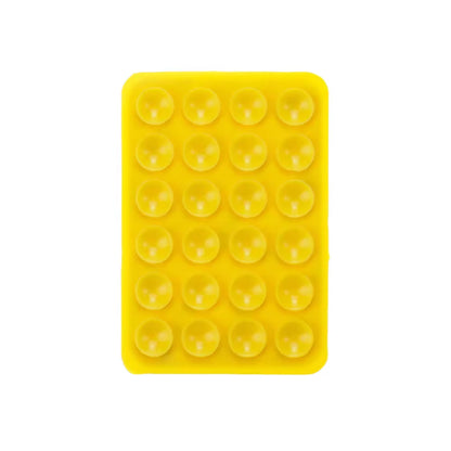 Silicone World Square Silicone Mobile Phone Fixing Suction Cup Car Mounted Bracket Phone Case Universal anti Slip Suction Cup